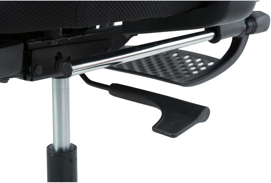 Places of Style Bureaustoel ZELLINA met lendensteun ademende zitting uitschuifbaar voetstuk - Foto 11