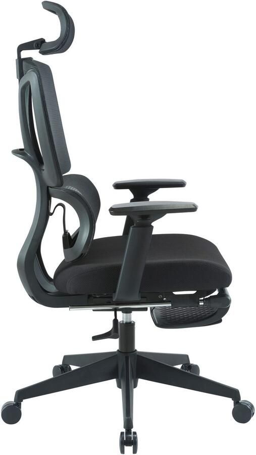 Places of Style Bureaustoel ZELLINA met lendensteun ademende zitting uitschuifbaar voetstuk - Foto 18