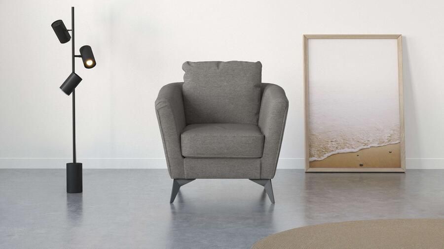 Places of Style Cocktailfauteuil MATTHEW fauteuil afmetingen B D H: 83 85 88 cm - Foto 6