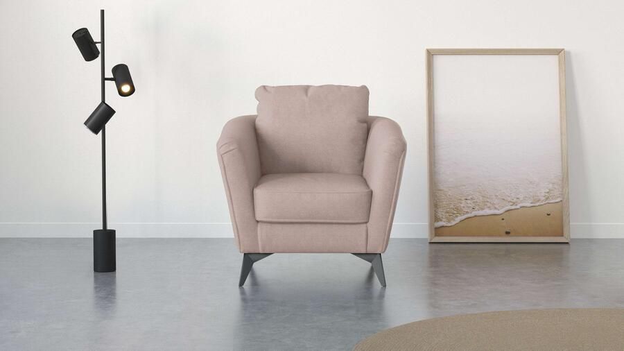 Places of Style Cocktailfauteuil MATTHEW fauteuil afmetingen B D H: 83 85 88 cm - Foto 6