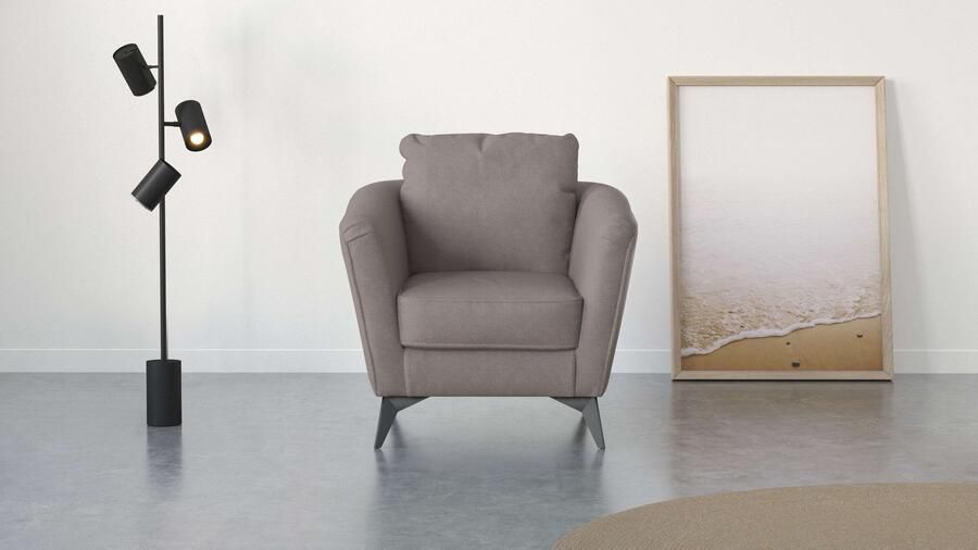 Places of Style Cocktailfauteuil MATTHEW fauteuil afmetingen B D H: 83 85 88 cm - Foto 6
