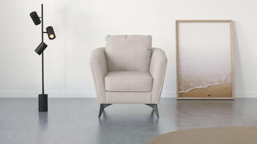 Places of Style Cocktailfauteuil MATTHEW fauteuil afmetingen B D H: 83 85 88 cm - Foto 6
