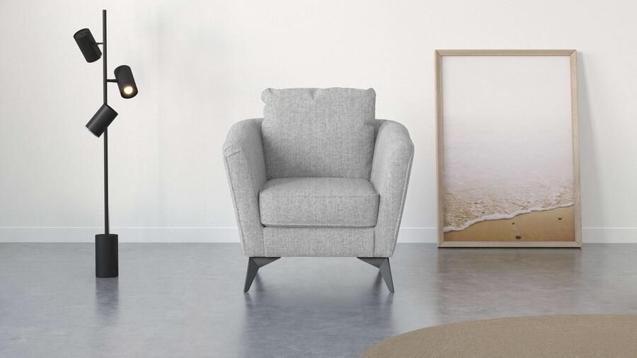 Places of Style Cocktailfauteuil MATTHEW fauteuil afmetingen B D H: 83 85 88 cm - Foto 6