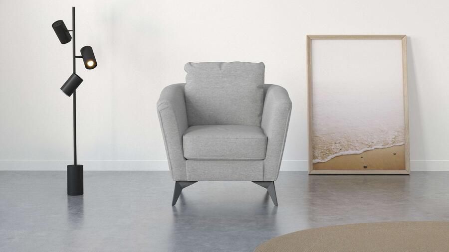 Places of Style Cocktailfauteuil MATTHEW fauteuil afmetingen B D H: 83 85 88 cm - Foto 6