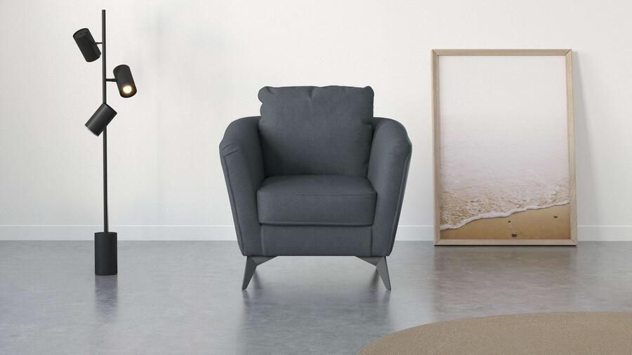 Places of Style Cocktailfauteuil MATTHEW fauteuil afmetingen B D H: 83 85 88 cm - Foto 6