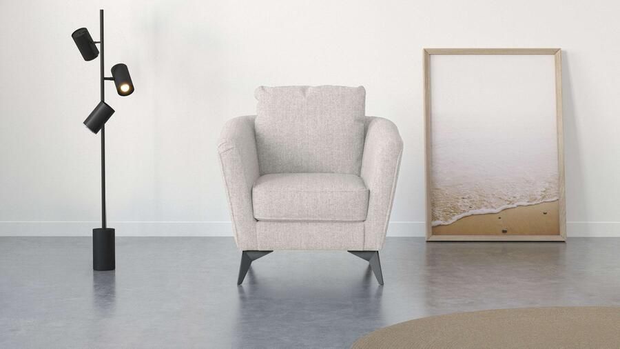 Places of Style Cocktailfauteuil MATTHEW fauteuil afmetingen B D H: 83 85 88 cm - Foto 6