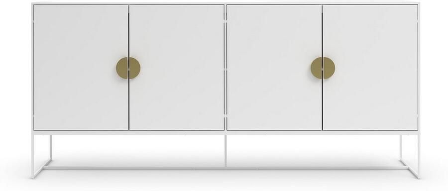 Places of Style Dressoir Abito Commode met draaideuren 2 inlegplanken breedte 180 cm - Foto 4