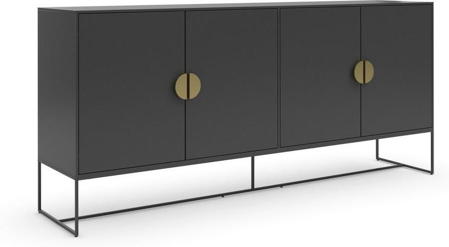 Places of Style Dressoir Abito Commode met draaideuren 2 inlegplanken breedte 180 cm - Foto 2