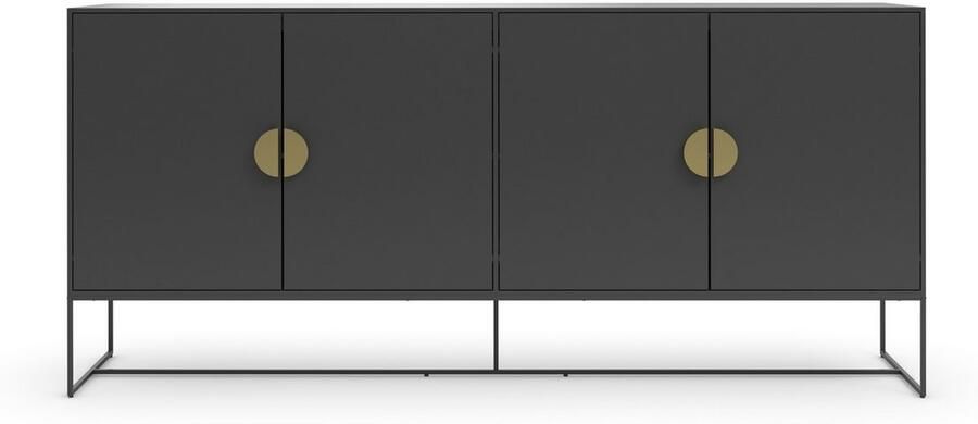 Places of Style Dressoir Abito Commode met draaideuren 2 inlegplanken breedte 180 cm - Foto 3