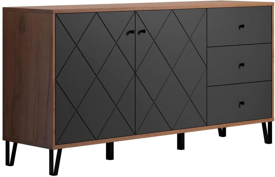 Places of Style Dressoir MOLVENO opvallend design met gestructureerde fronten soft-closetechniek (1 stuk) - Foto 8