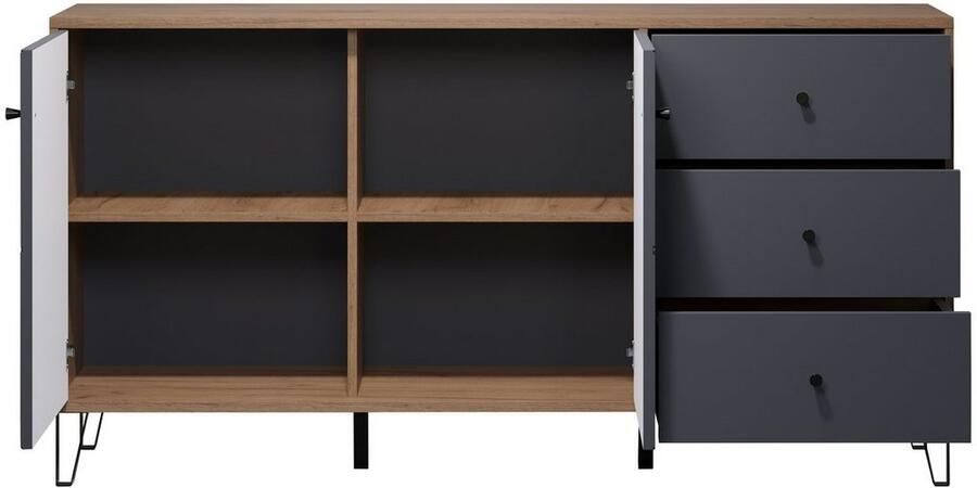 Places of Style Dressoir MOLVENO opvallend design met gestructureerde fronten soft-closetechniek (1 stuk) - Foto 12