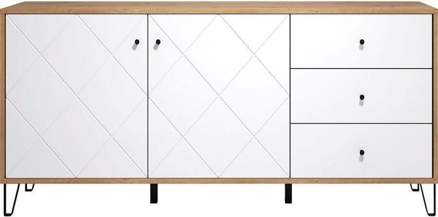 Places of Style Dressoir Tarragona Dressoir 2 deuren 3 lades & Soft-Close (B D H) 183 40 76 cm