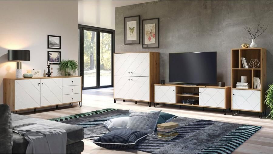 Places of Style Dressoir Tarragona Dressoir 2 deuren 3 lades & Soft-Close (B D H) 183 40 76 cm - Foto 6