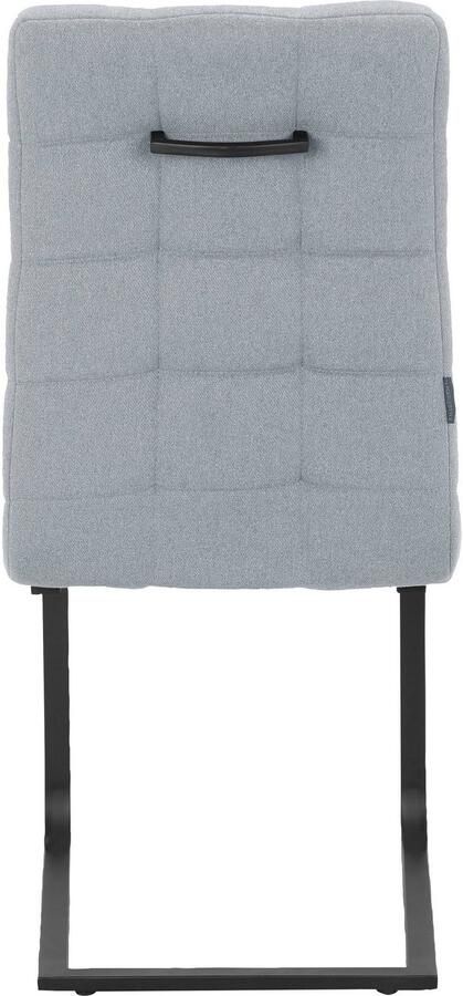 Places of Style Eetkamerstoel Nanaimo Stof gerecycled polyester zacht verdikte zitting en rugleuning zithoogte 49 cm (2 stuks) - Foto 8