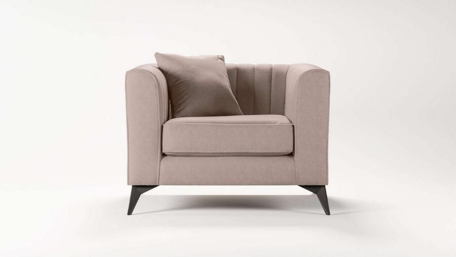Places of Style Fauteuil MATTHEW loungestoel afmetingen B D H: 99 86 74 cm