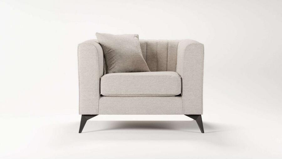 Places of Style Fauteuil MATTHEW loungestoel afmetingen B D H: 99 86 74 cm