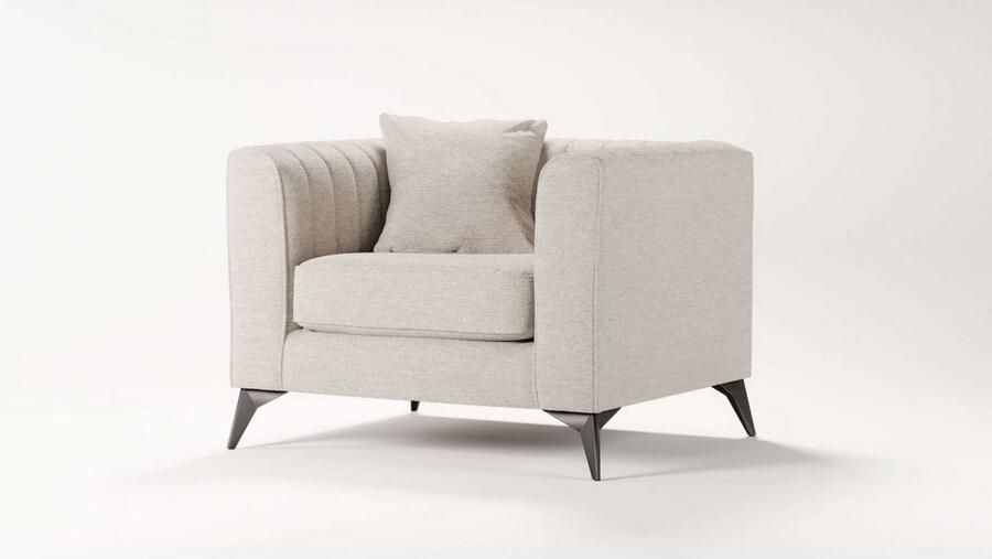 Places of Style Fauteuil MATTHEW loungestoel afmetingen B D H: 99 86 74 cm - Foto 2