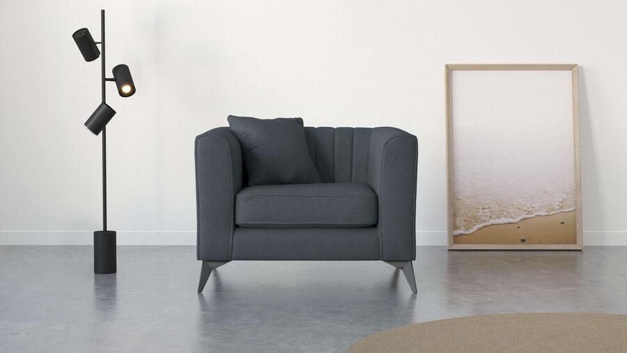 Places of Style Fauteuil MATTHEW loungestoel afmetingen B D H: 99 86 74 cm - Foto 6