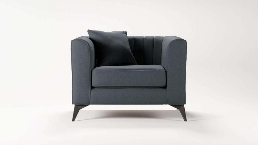 Places of Style Fauteuil MATTHEW loungestoel afmetingen B D H: 99 86 74 cm