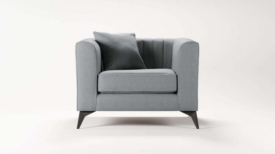 Places of Style Fauteuil MATTHEW loungestoel afmetingen B D H: 99 86 74 cm