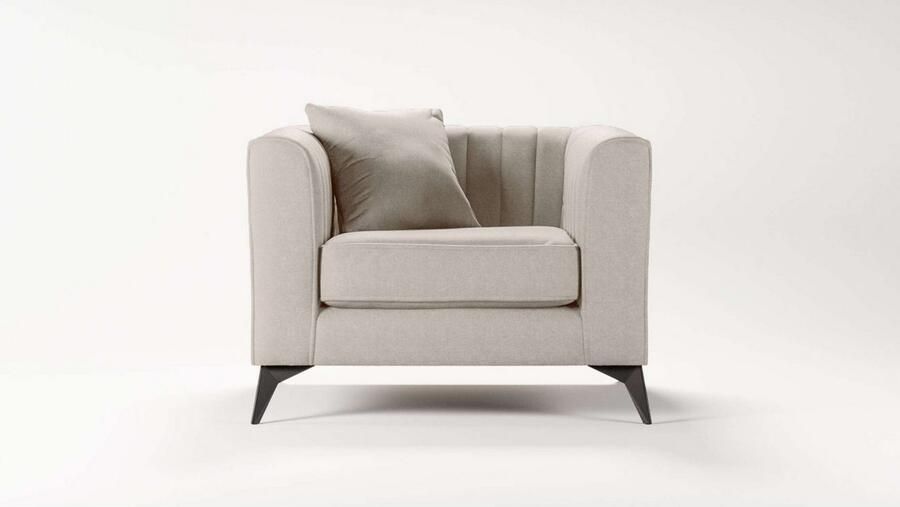Places of Style Fauteuil MATTHEW loungestoel afmetingen B D H: 99 86 74 cm
