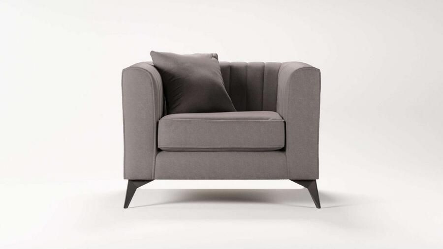 Places of Style Fauteuil MATTHEW loungestoel afmetingen B D H: 99 86 74 cm