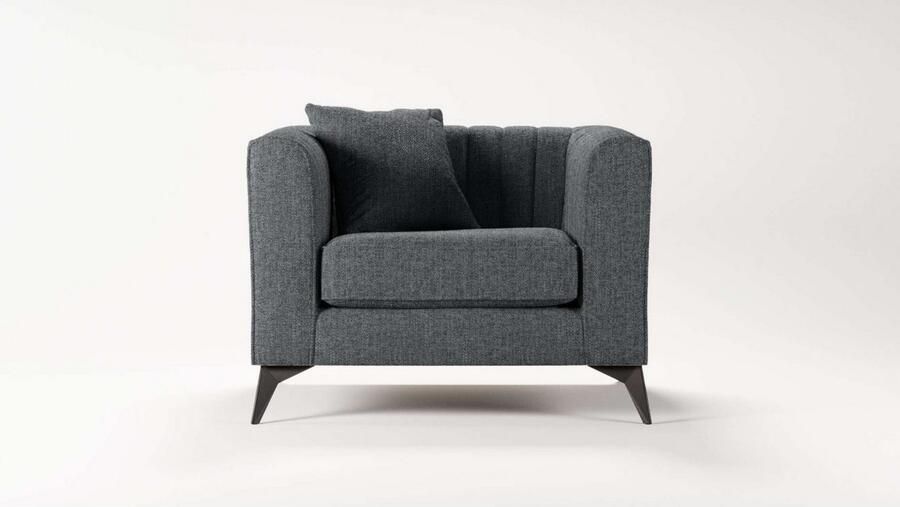 Places of Style Fauteuil MATTHEW loungestoel afmetingen B D H: 99 86 74 cm