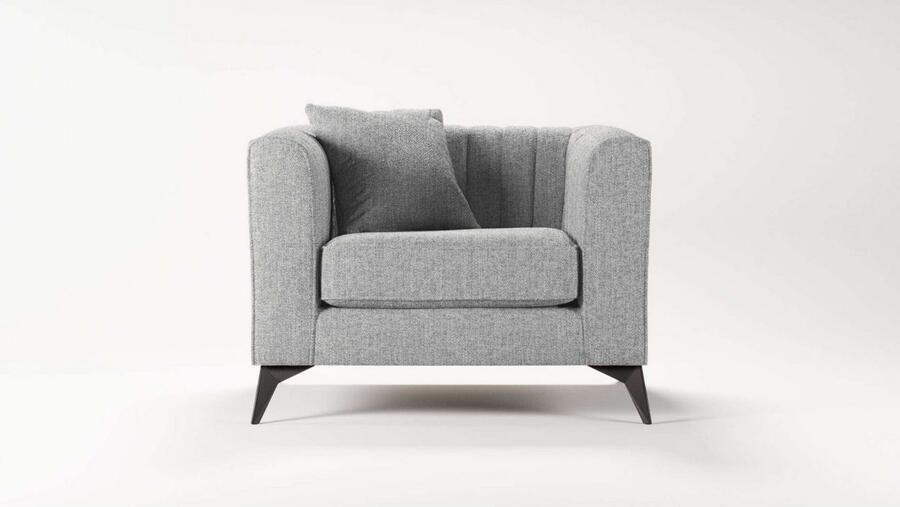 Places of Style Fauteuil MATTHEW loungestoel afmetingen B D H: 99 86 74 cm