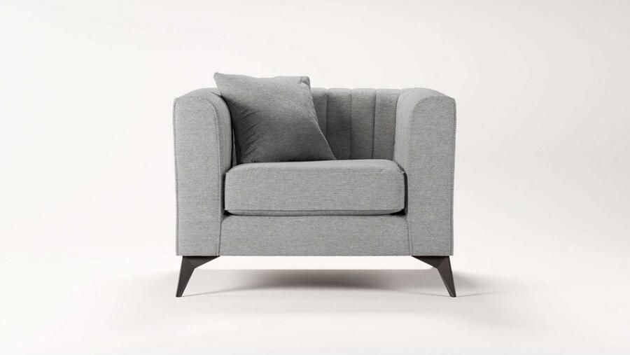 Places of Style Fauteuil MATTHEW loungestoel afmetingen B D H: 99 86 74 cm