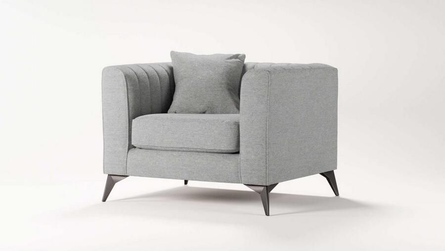 Places of Style Fauteuil MATTHEW loungestoel afmetingen B D H: 99 86 74 cm - Foto 2