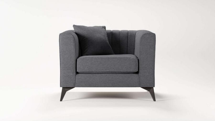 Places of Style Fauteuil MATTHEW loungestoel afmetingen B D H: 99 86 74 cm