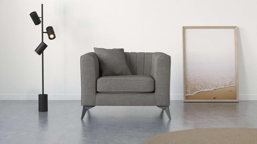 Places of Style Fauteuil MATTHEW loungestoel afmetingen B D H: 99 86 74 cm - Foto 6