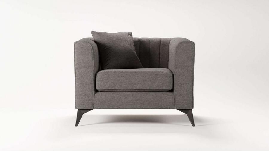Places of Style Fauteuil MATTHEW loungestoel afmetingen B D H: 99 86 74 cm