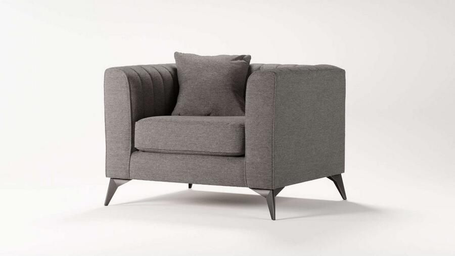 Places of Style Fauteuil MATTHEW loungestoel afmetingen B D H: 99 86 74 cm - Foto 2