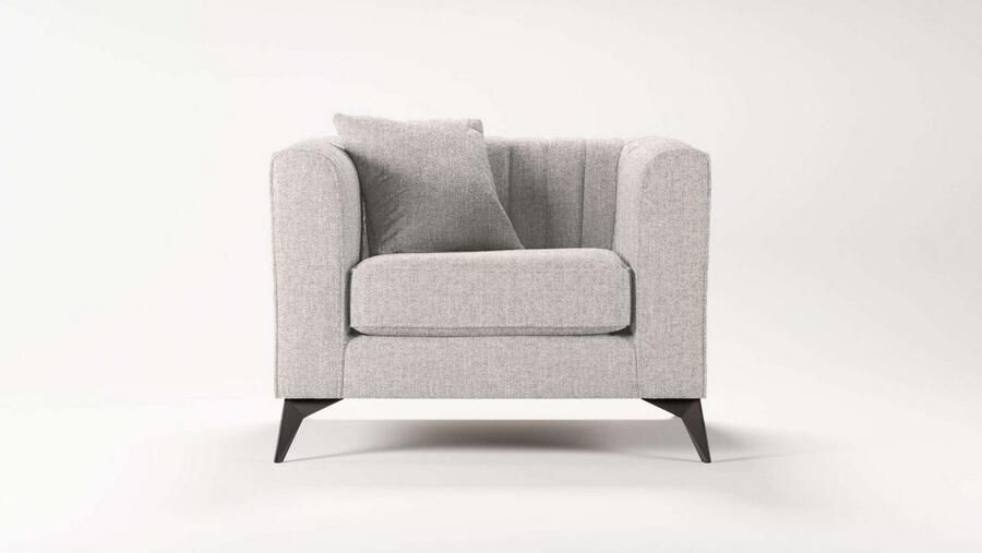 Places of Style Fauteuil MATTHEW loungestoel afmetingen B D H: 99 86 74 cm