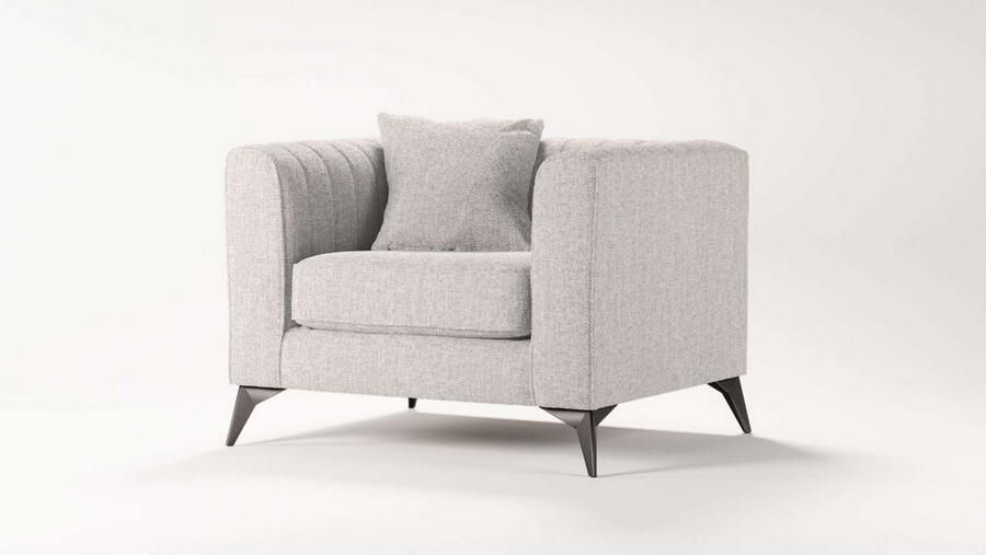 Places of Style Fauteuil MATTHEW loungestoel afmetingen B D H: 99 86 74 cm - Foto 2