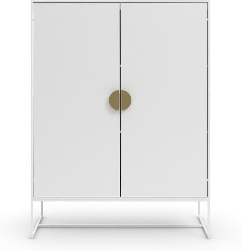 Places of Style Highboard Abito Middenkast met draaiduren en 2 planken breedte 90 cm - Foto 2