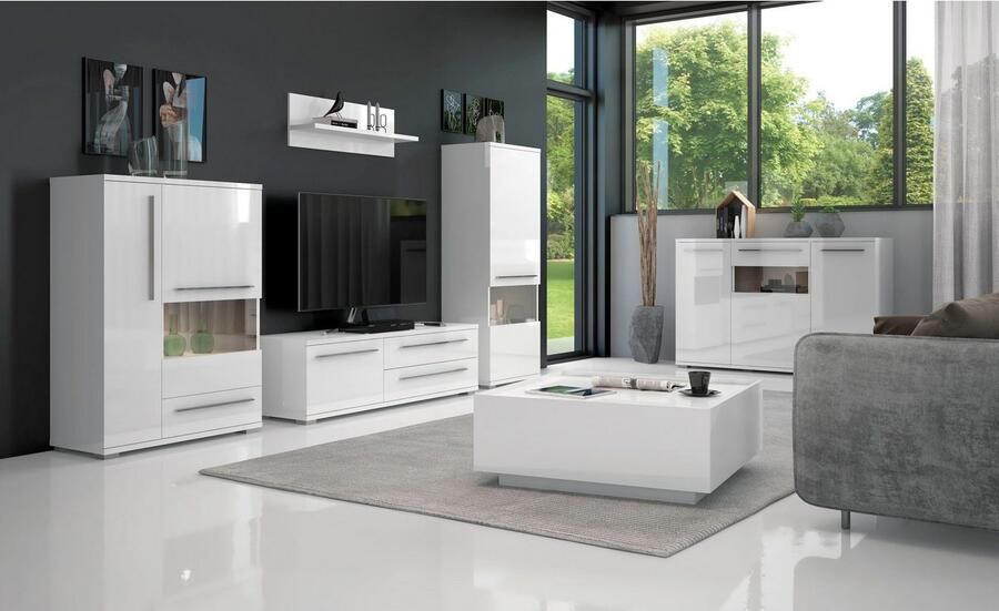 Places of Style Tv-meubel Piano UV gelakt met soft close-functie - Foto 4