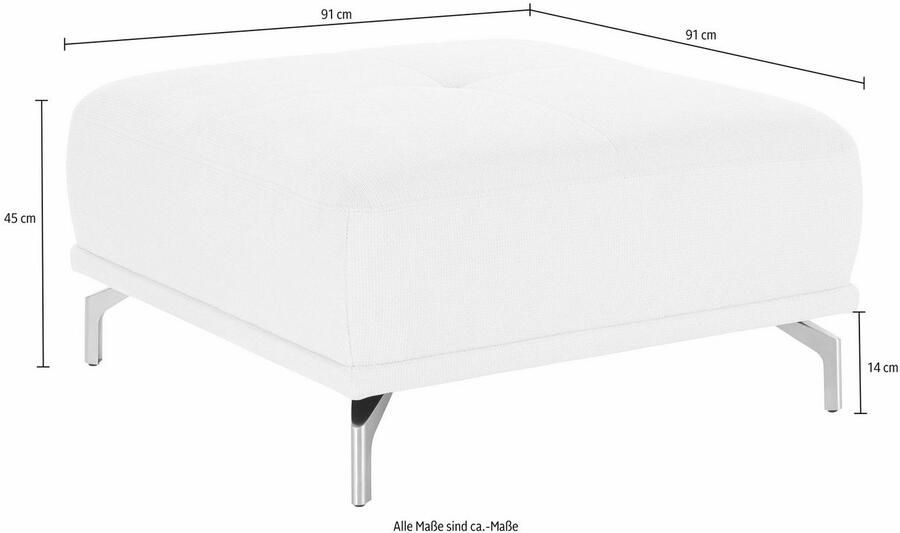 Places of Style Hocker Caluna moderne zithocker in een sublieme verwerking - Foto 2