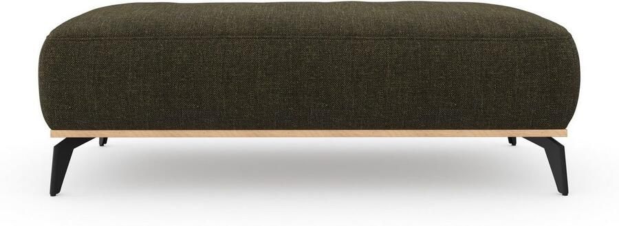 Places of Style Hocker Fjord Met een houten lijst van massief beuken eikenkleurig met poten 15 cm hoog - Foto 9