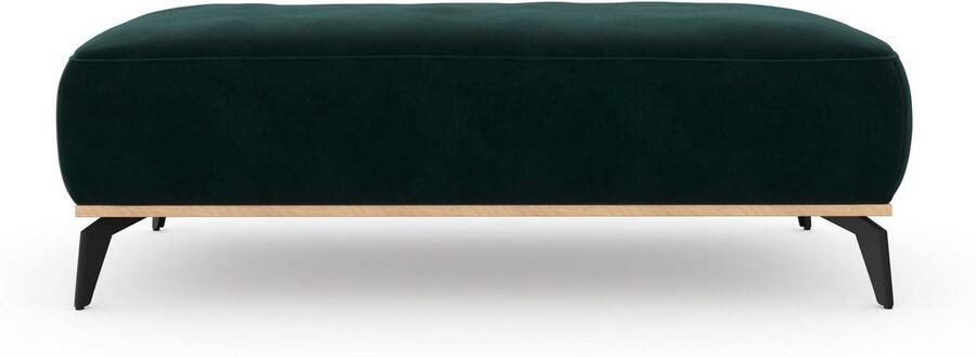 Places of Style Hocker Fjord Met een houten lijst van massief beuken eikenkleurig met poten 15 cm hoog - Foto 8