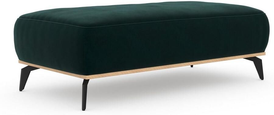 Places of Style Hocker Fjord Met een houten lijst van massief beuken eikenkleurig met poten 15 cm hoog - Foto 7