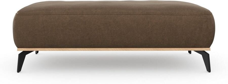 Places of Style Hocker Fjord Met een houten lijst van massief beuken eikenkleurig met poten 15 cm hoog - Foto 10