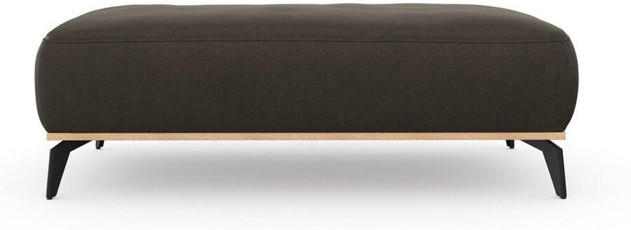 Places of Style Hocker Fjord Met een houten lijst van massief beuken eikenkleurig met poten 15 cm hoog - Foto 9