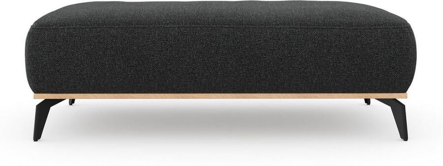 Places of Style Hocker Fjord Met een houten lijst van massief beuken eikenkleurig met poten 15 cm hoog - Foto 10