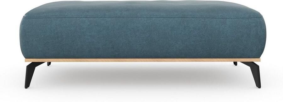 Places of Style Hocker Fjord Met een houten lijst van massief beuken eikenkleurig met poten 15 cm hoog - Foto 10