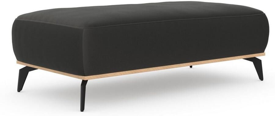 Places of Style Hocker Fjord Met een houten lijst van massief beuken eikenkleurig met poten 15 cm hoog - Foto 9