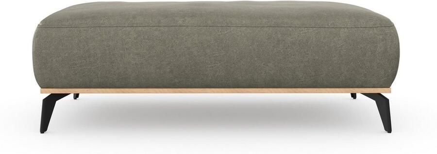 Places of Style Hocker Fjord Met een houten lijst van massief beuken eikenkleurig met poten 15 cm hoog - Foto 10