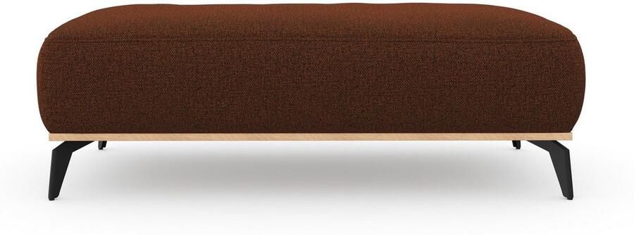 Places of Style Hocker Fjord Met een houten lijst van massief beuken eikenkleurig met poten 15 cm hoog - Foto 9