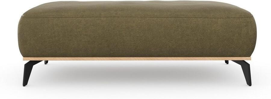 Places of Style Hocker Fjord Met een houten lijst van massief beuken eikenkleurig met poten 15 cm hoog - Foto 10